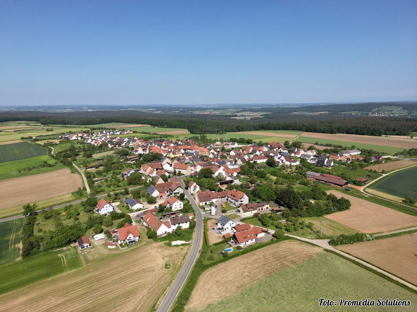 Umgebung  Luftbild von Schnaid