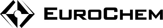 El logotipo de EuroChem presenta un icono geométrico