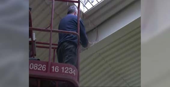 Intervention de désenfumage