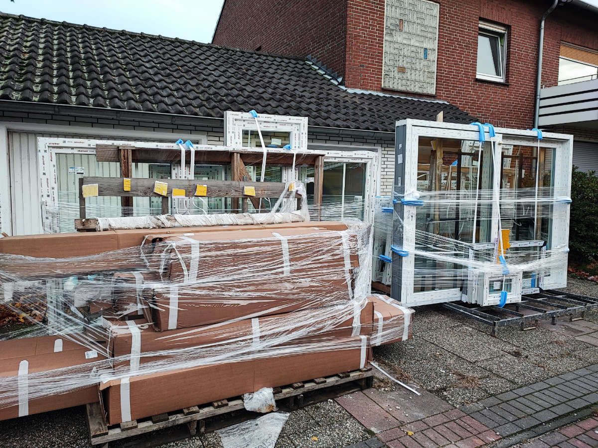 Fensteraustausch Anlieferung