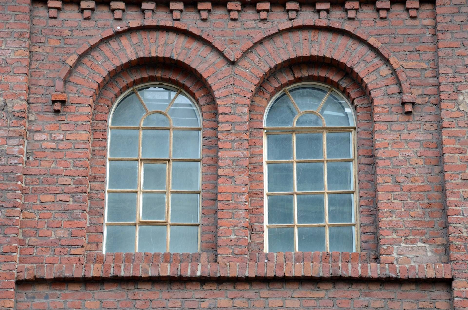 Backsteinfenster