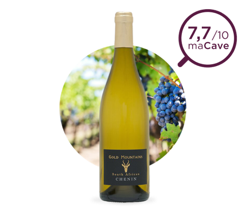 Photo bouteille de vin blanc Afrique du Sud Gold Mountains - note de 7,7 sur par maCave.