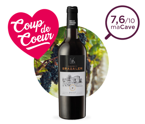 Photo bouteille de vin rouge AOP Buzet - Coup de coeur - Note de 7,6 sur 10 par maCave.