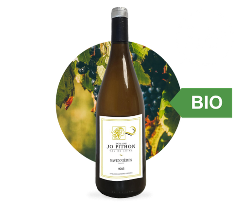 Photo de bouteille de vin AOP Anjou sec Bio - Note de 9,3 sur 10 par maCave.