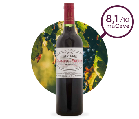 Bouteille AOP Haut-Médoc - Note de 8,1 sur 10 pa r maCave.