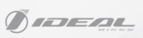 IDEAL-Fahrradlogo in Grau auf weißem Hintergrund