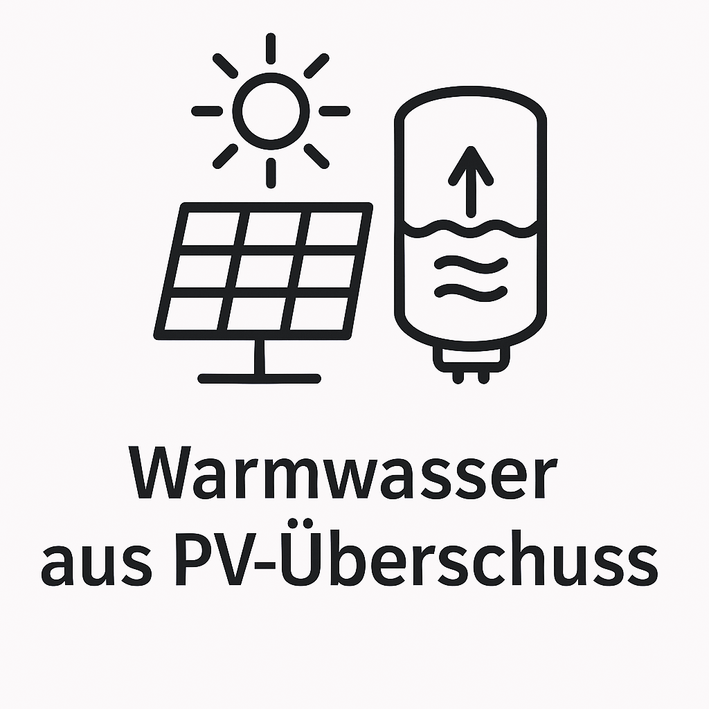 Icon Warmwasser aus PV-Überschuss