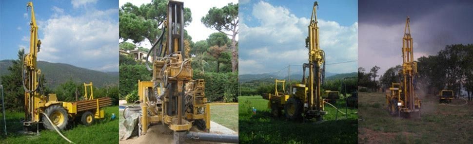 Plataformas de perforación amarillas