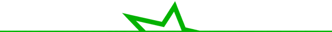 Contorno de una estrella verde sobre un fondo beige claro.