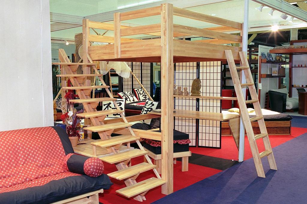 Mezzanine design bois