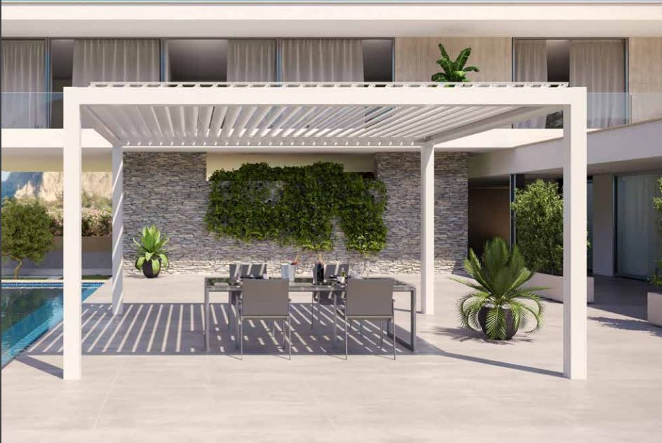 Pérgolas bioclimáticas en Bétera para proteger el espacio exterior