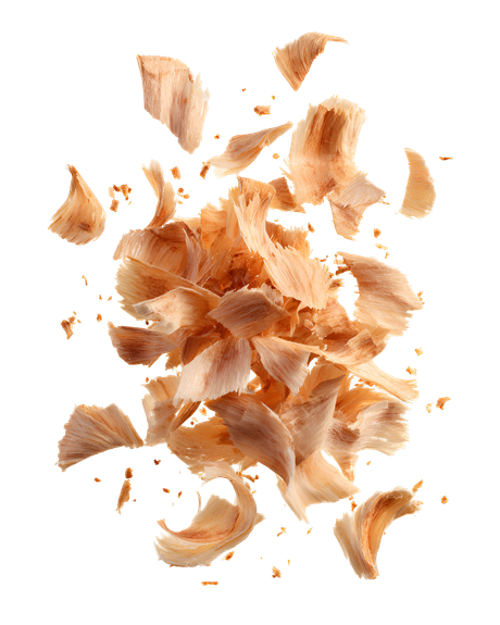 Des copeaux de bois