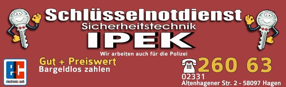 Schlüsseldienst | Hagen | Ipek
