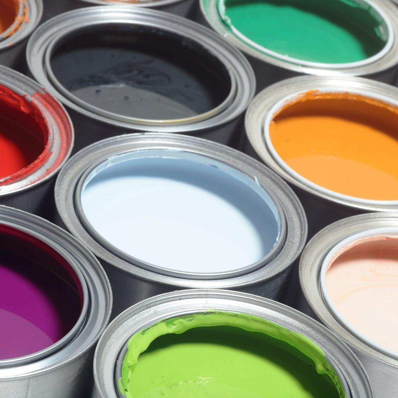 Pots de peinture