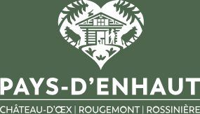 The logo for pays d ' enhaut chateau d ' cex rougemont rossiniere