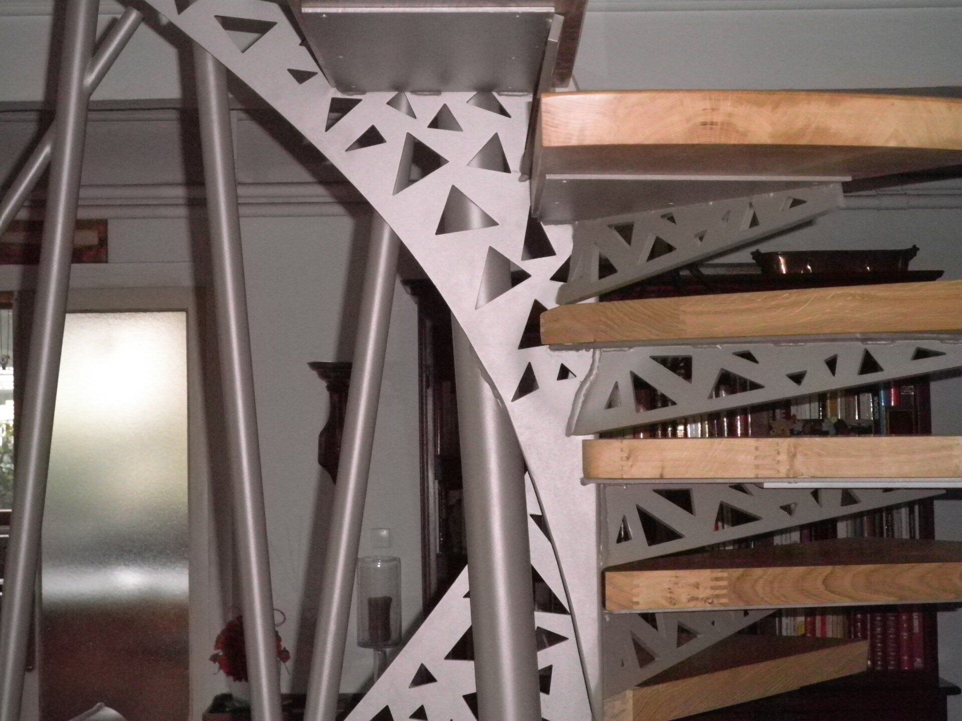 Escalier design bois et métal