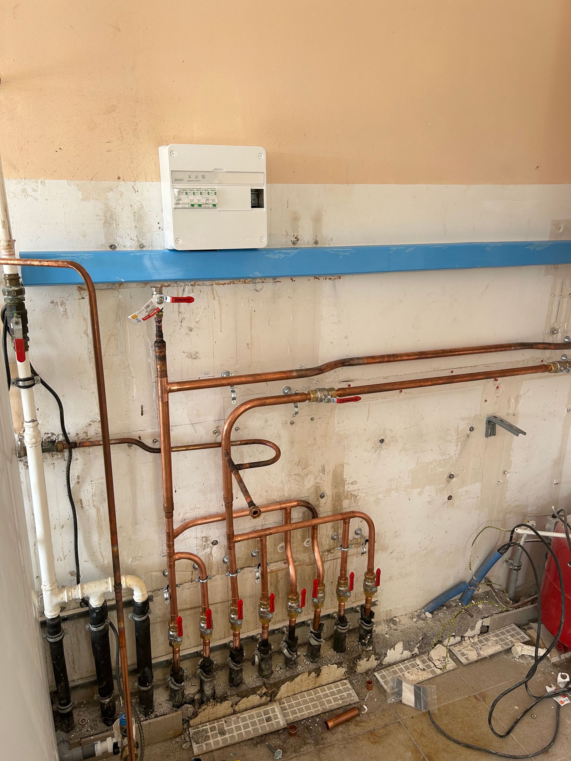 Tuyauterie pour plomberie et chauffage