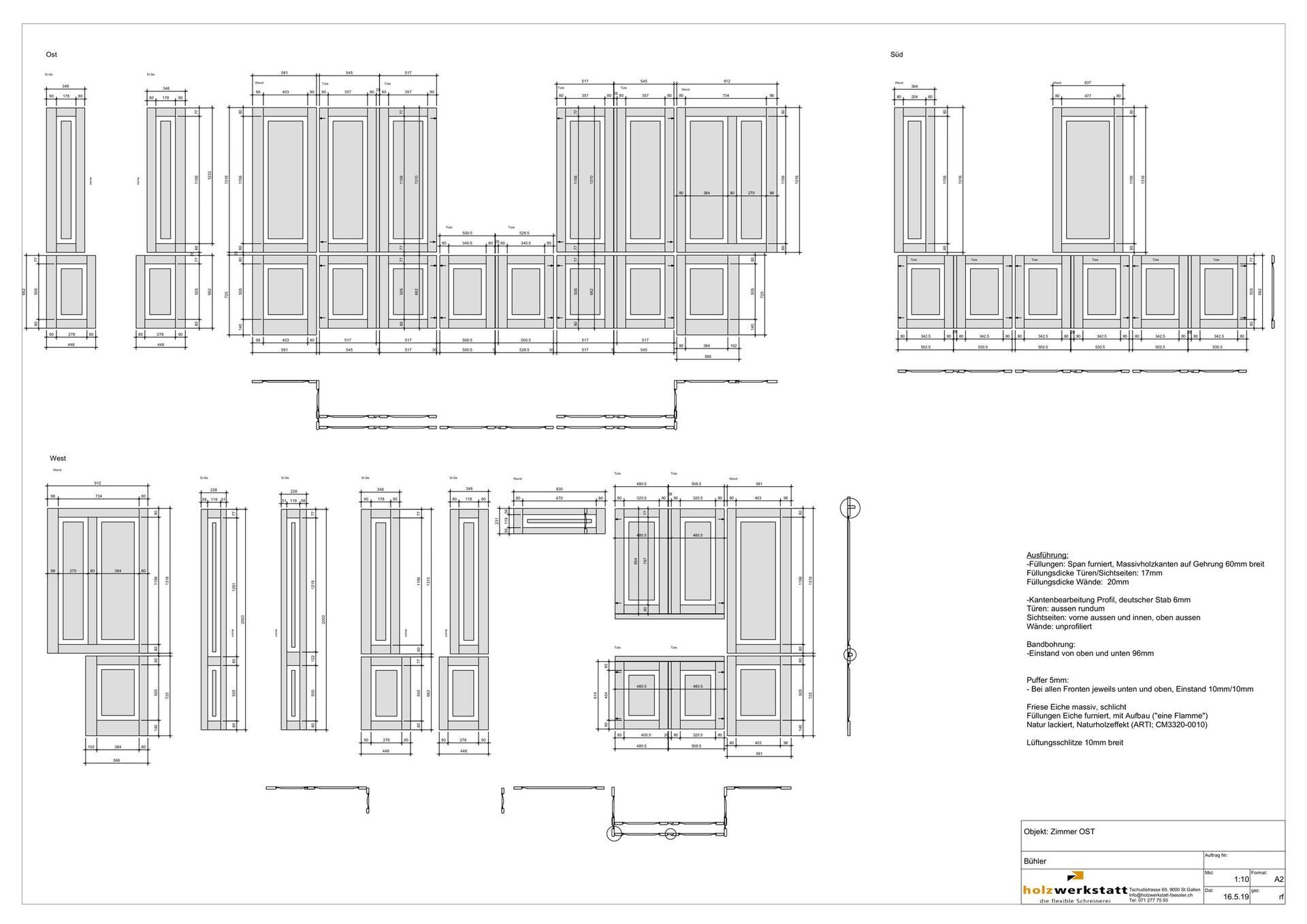 Holzwerkstatt Stephan Fässler St.Gallen