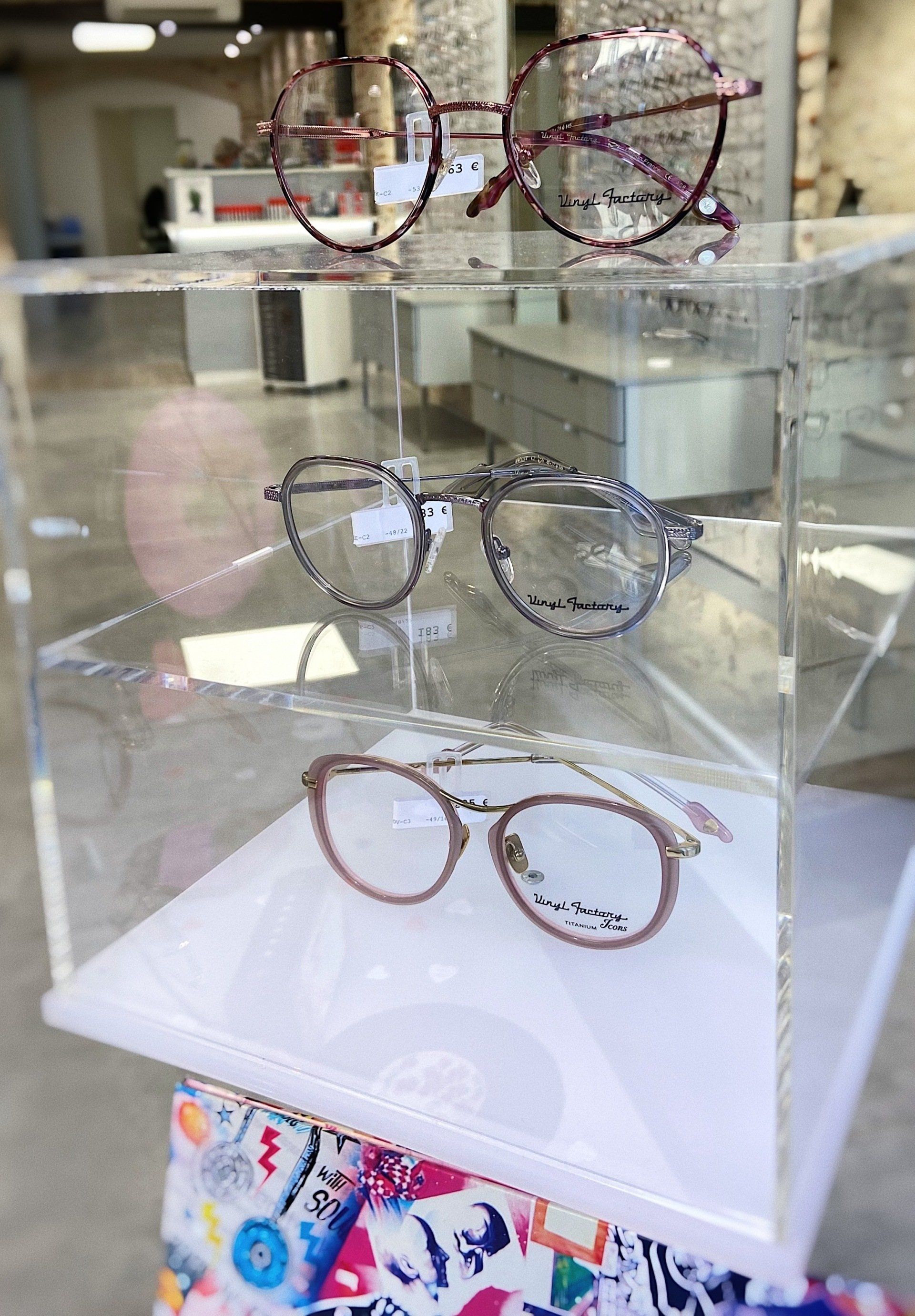 3 paires de lunettes de vue pour femme