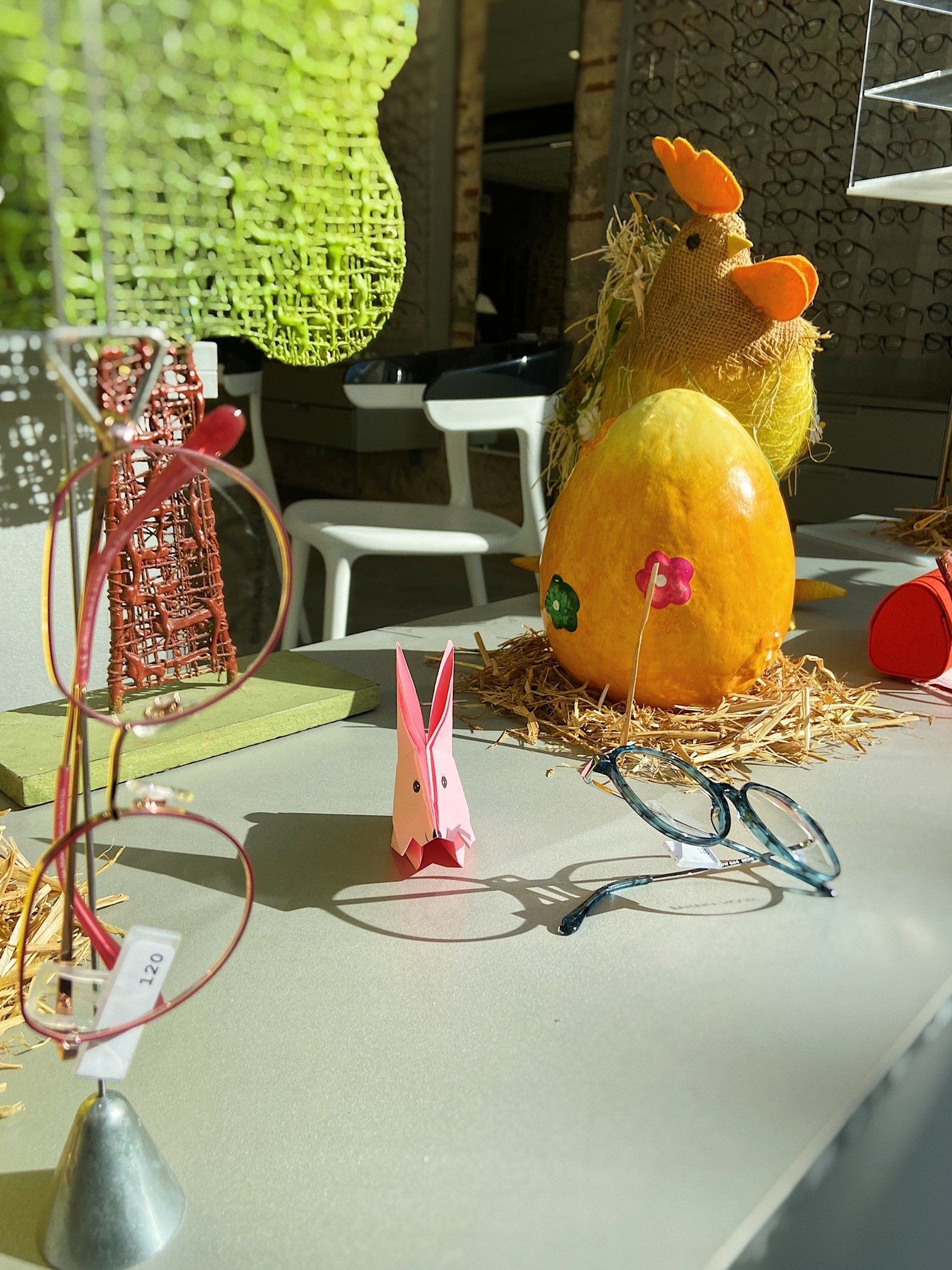 Décoration vitrine Opticien