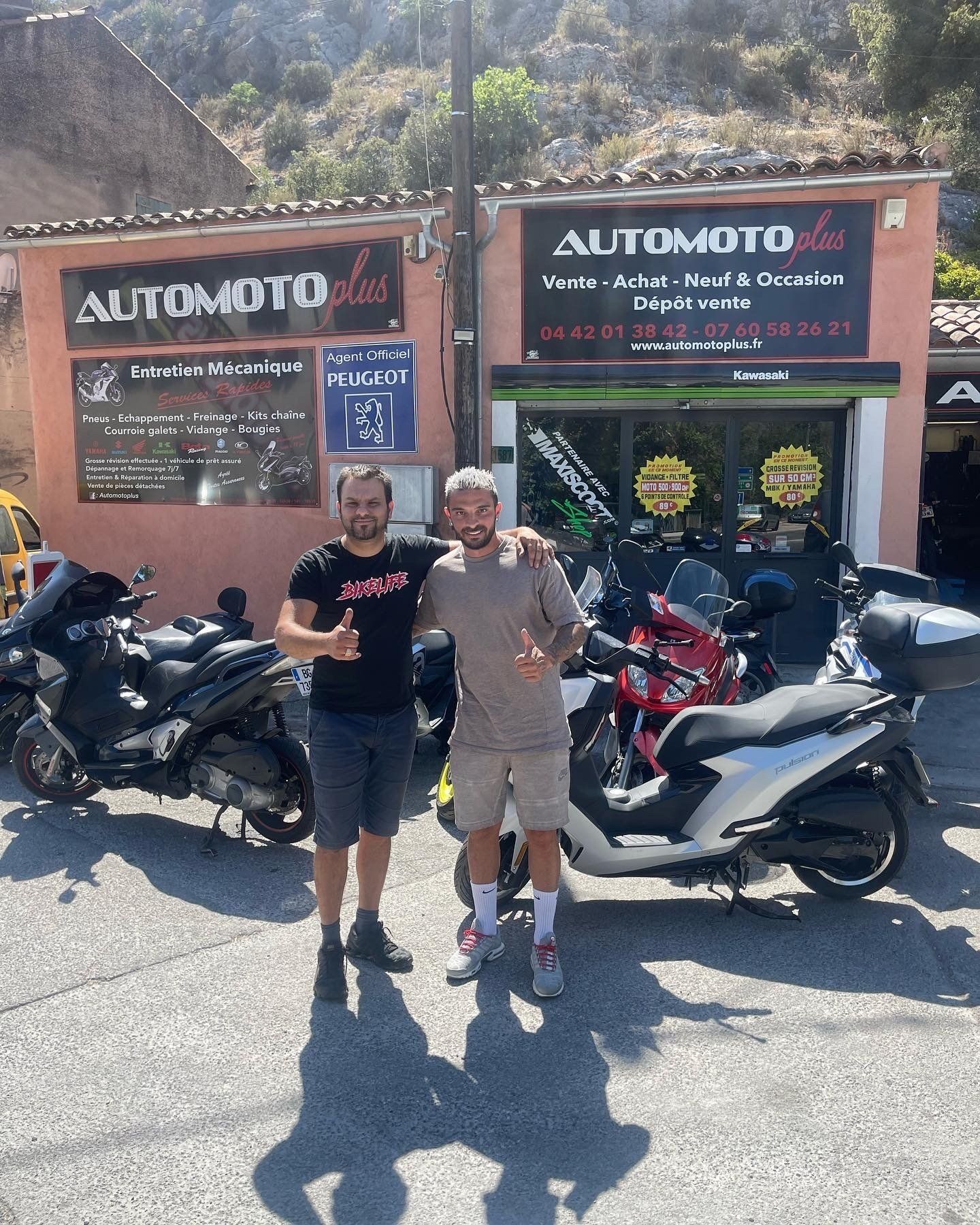 Garagiste et Julien Tanti