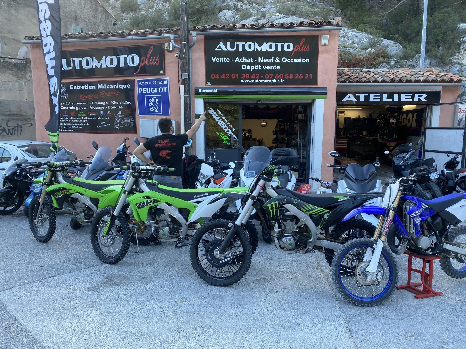 Préparation motos