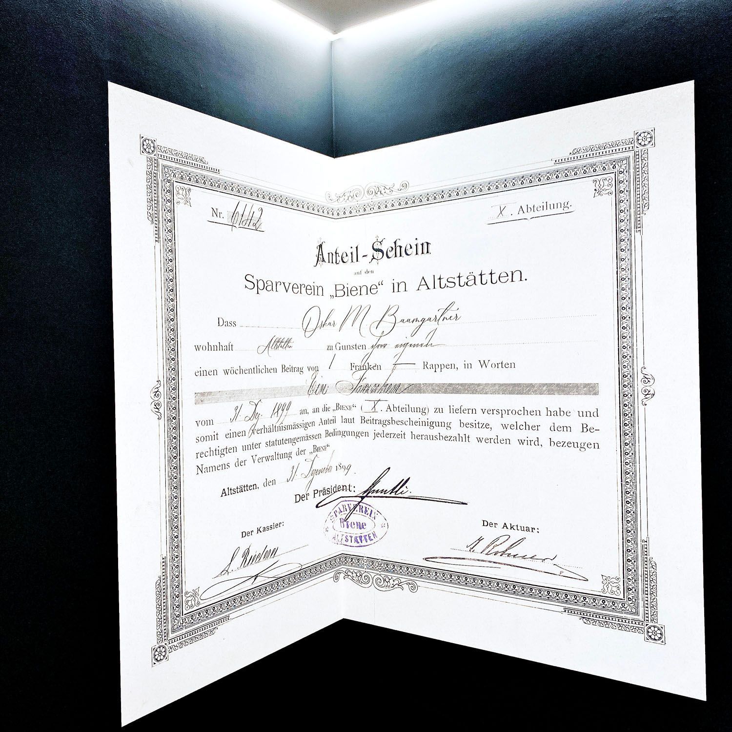 Tapezieren - Kurt Schmidheiny AG in Berneck