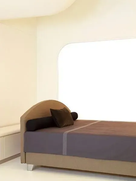 Schlafraum Preisendörfer – Bett mit Zensleep®-Matratze