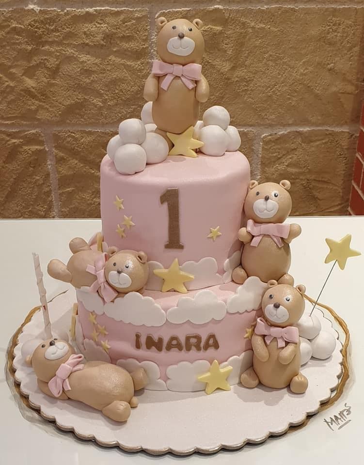 Gâteau d'anniversaire décoré enfant - Bessa