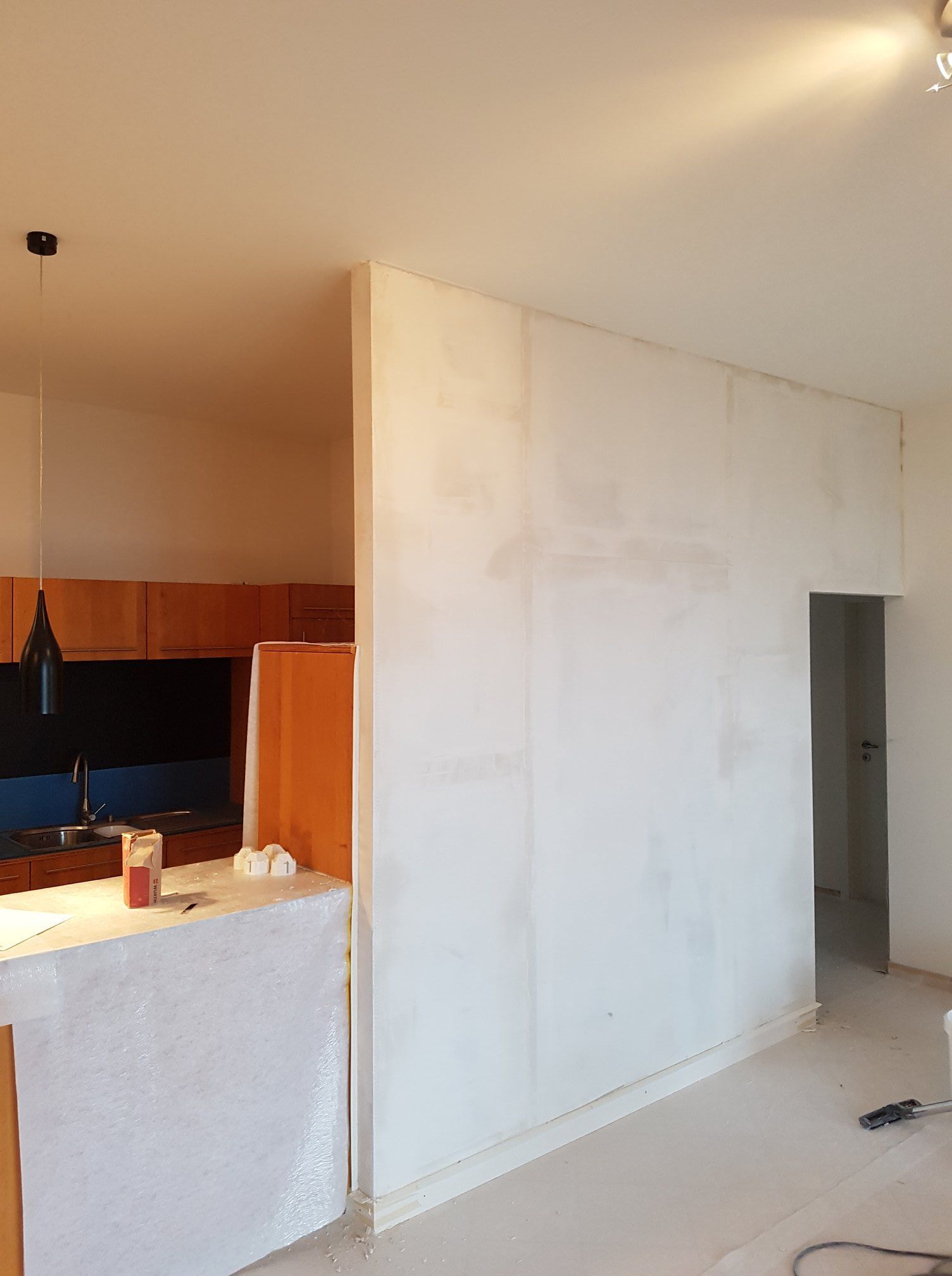 Cloison légère après