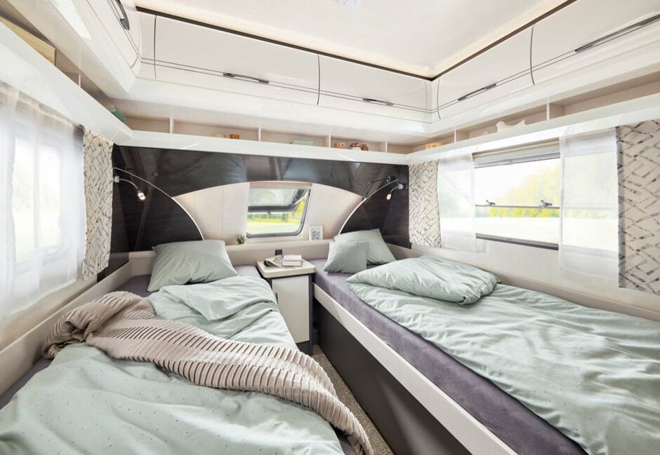 intérieur d'une caravane