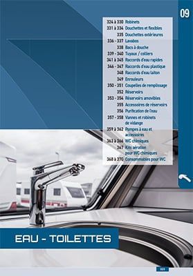 Catalogue numéro 9 - Eau - Toilettes