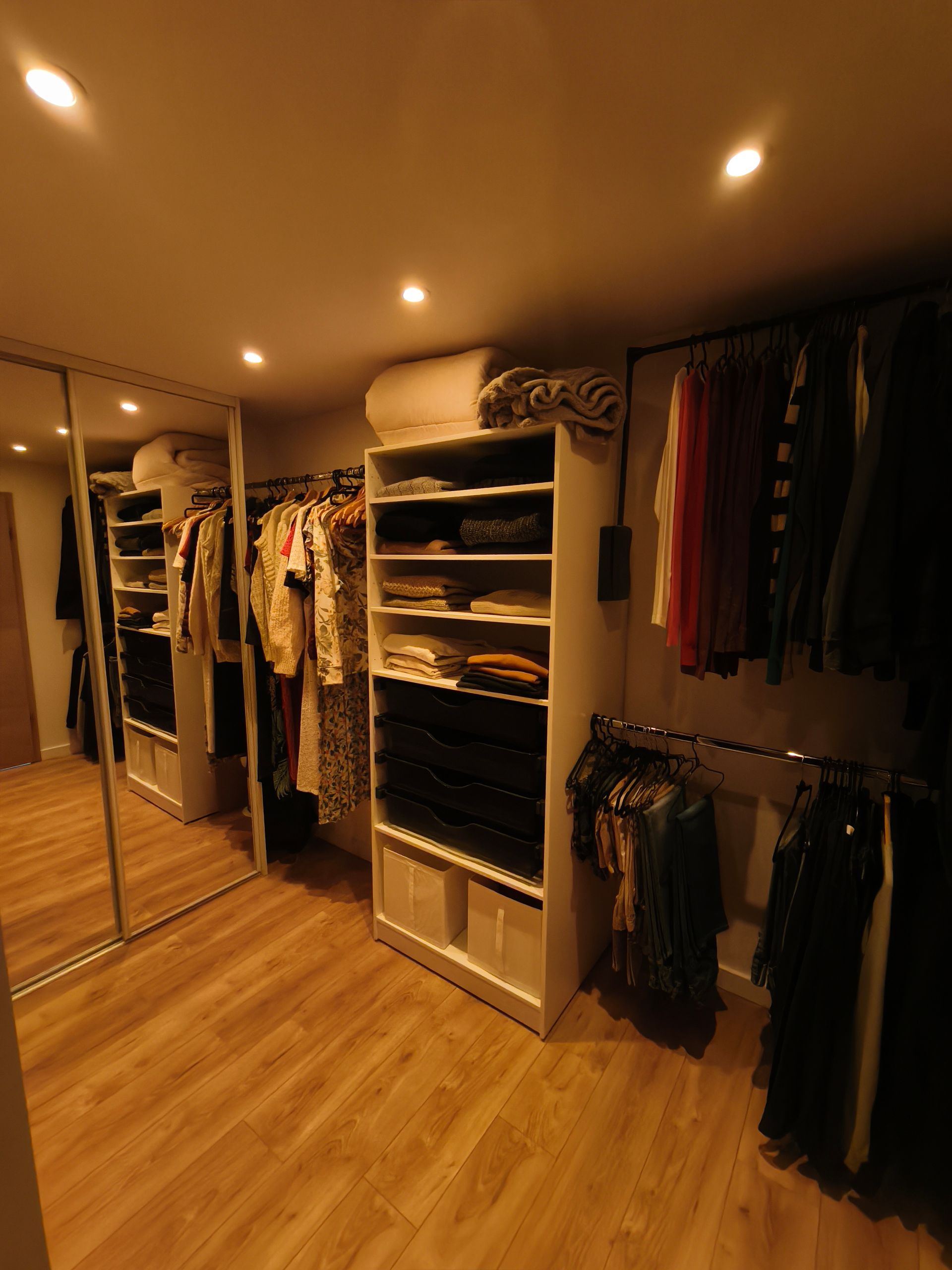 Dressing avec penderies