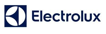 El logotipo de Electrolux está sobre un fondo blanco.