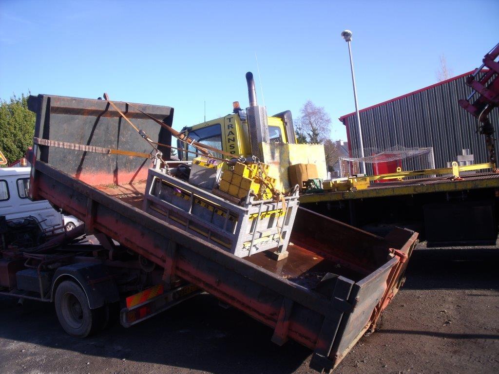 Essai en charge de camion benne