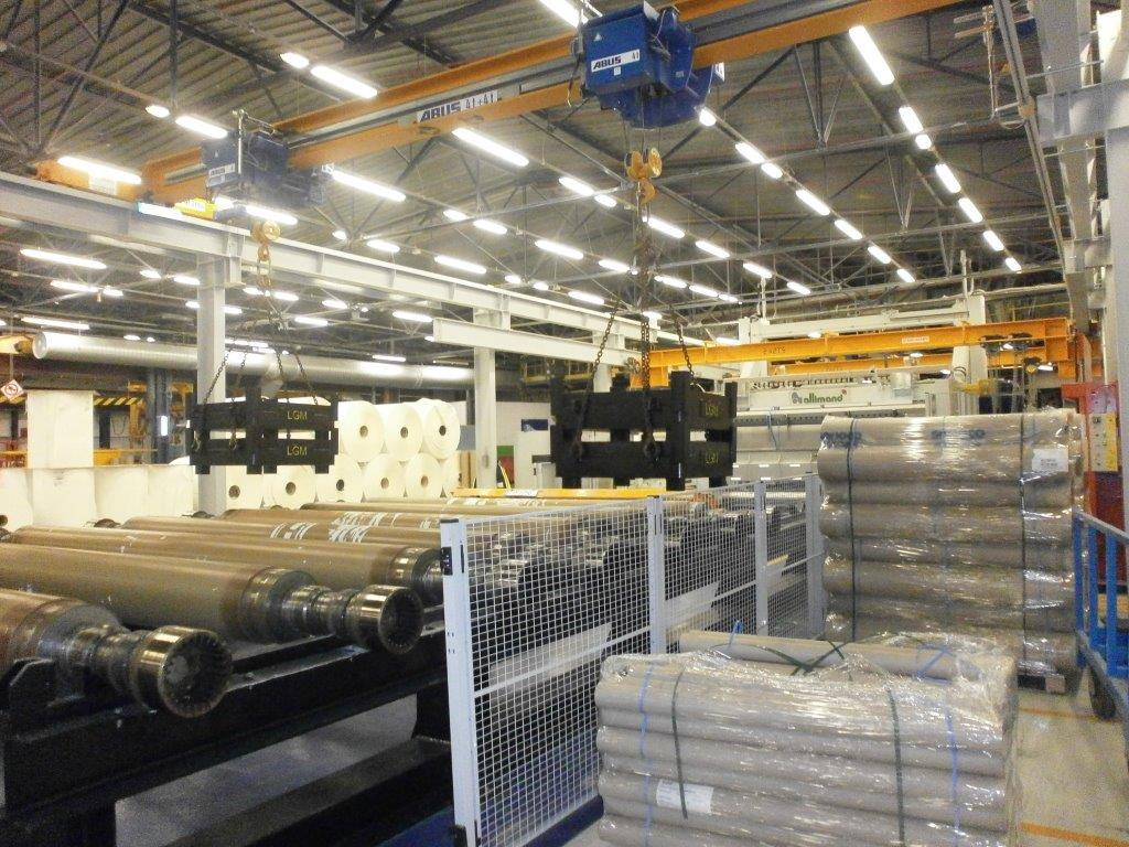 Essai en charge de pont roulant