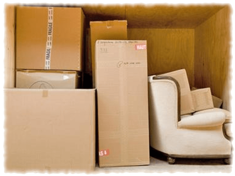 Garde-meubles et cartons