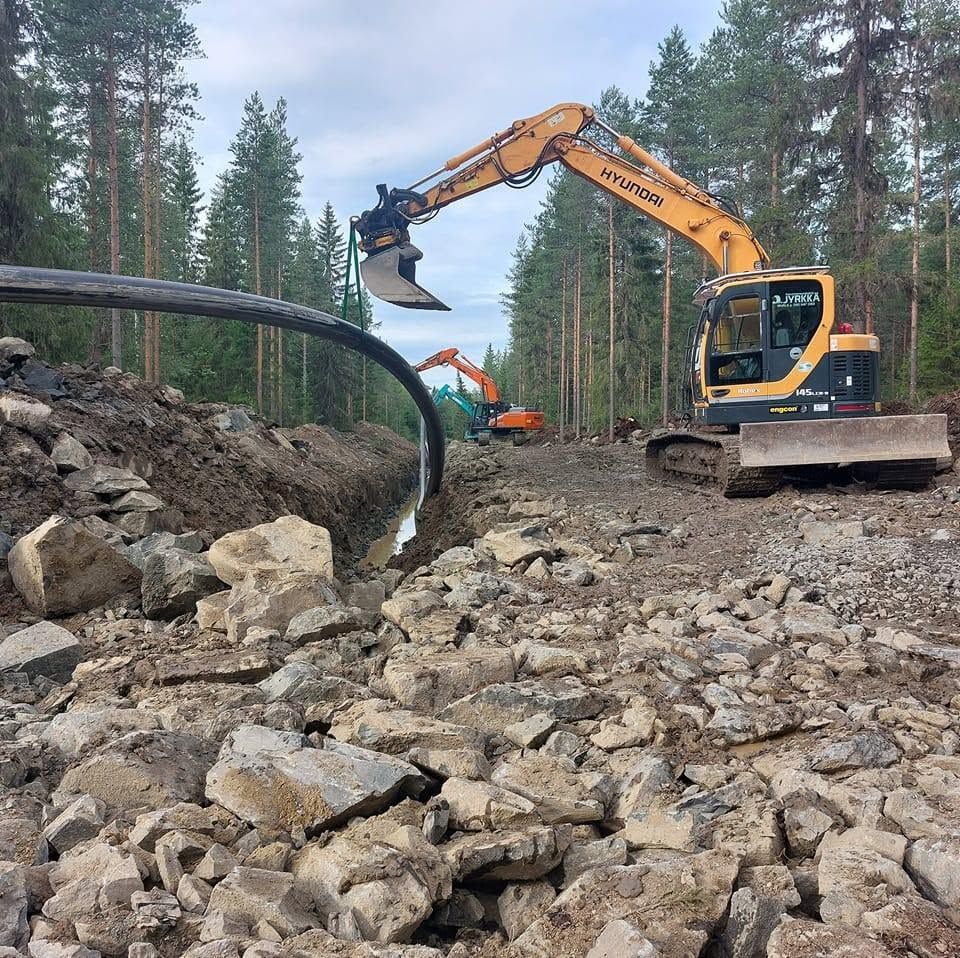 Kestävät kalliomurskeet ja hiekat pohjarakenteisiin Nivalassa.