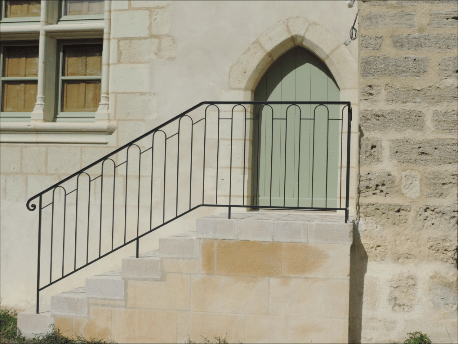 Rampe d'escalier extérieur