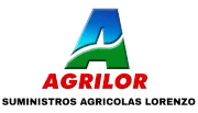 Logotipo de AGRILOR con una &ldquo;A&rdquo; azul verdosa y el texto rojo &ldquo;AGRILOR&rdquo; encima de &ldquo;SUMINISTROS AGRICOLAS LORENZO&rdquo;