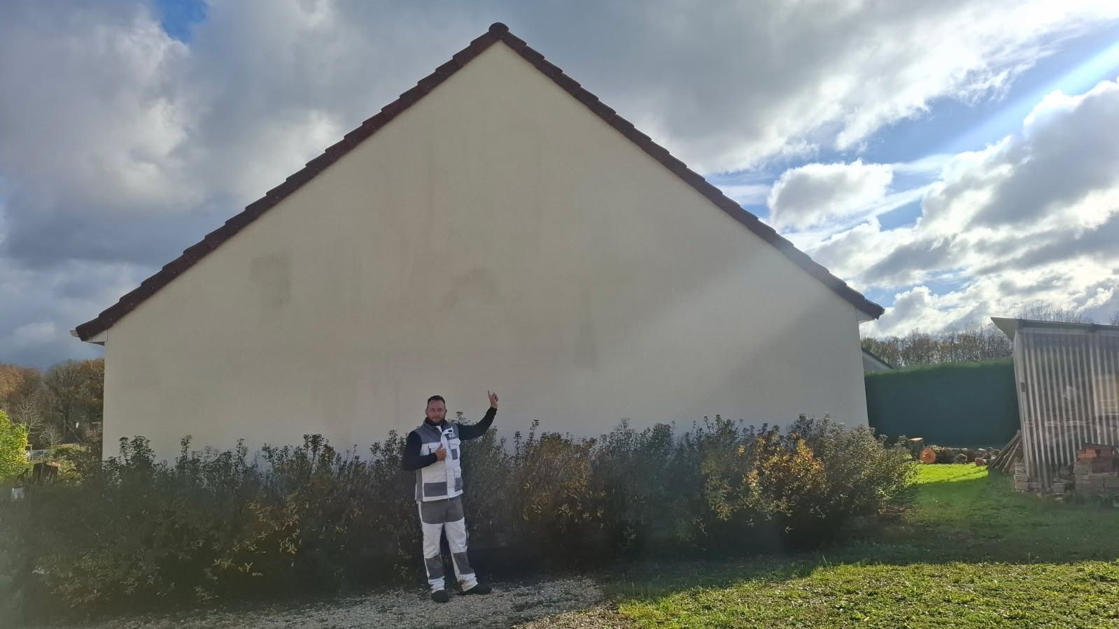 peinture sur maison Blois 