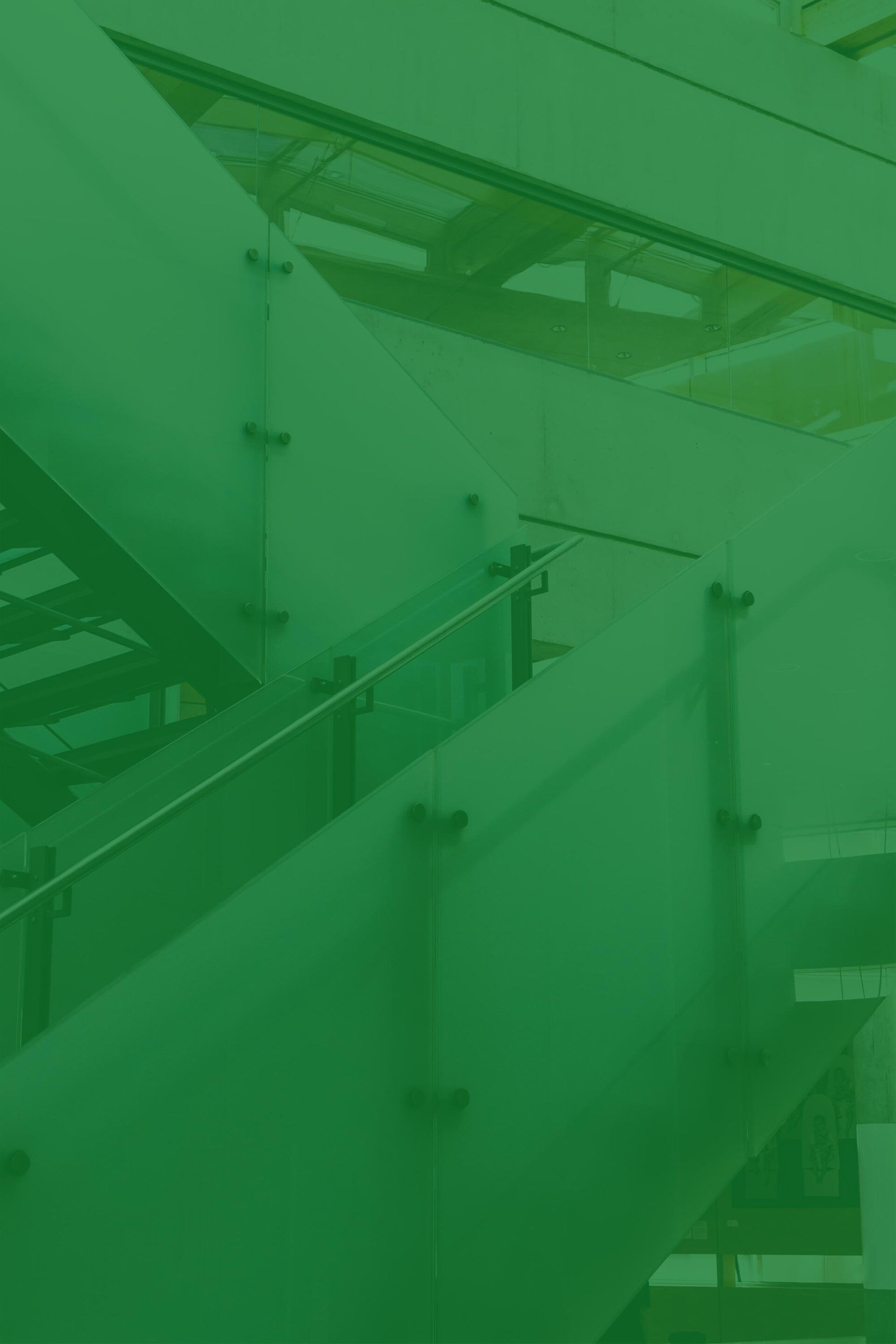 Nettoyage de gardes de corps en verre