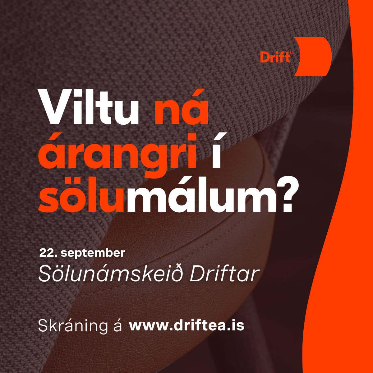 Sölunámskeið Driftar 
