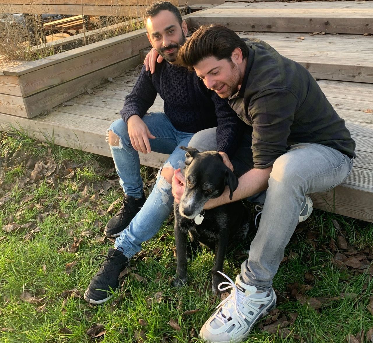 Choya with Kobi and Vincenzo