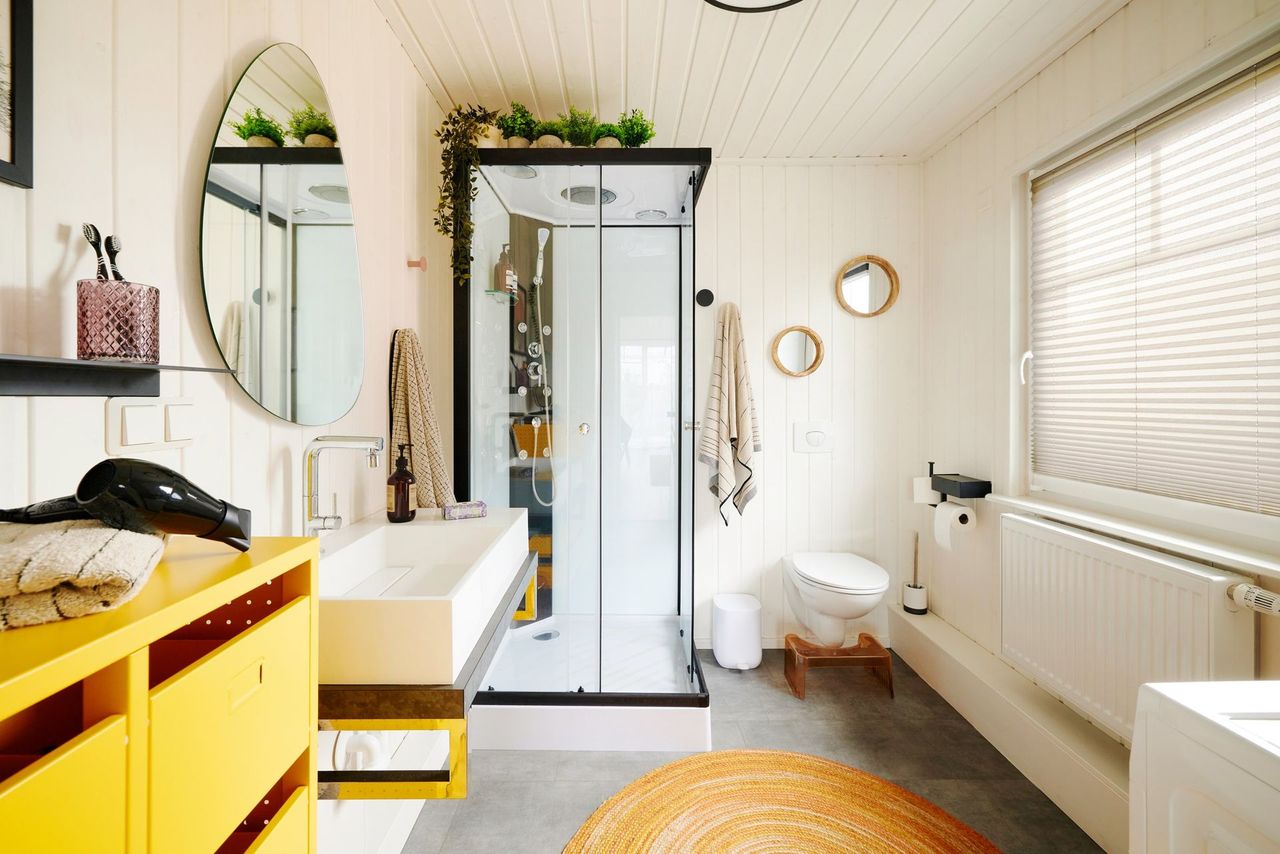 Bathroom with walk-in shower
