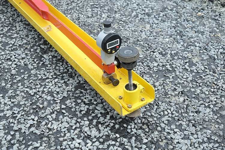 Essai à la plaque vu de près