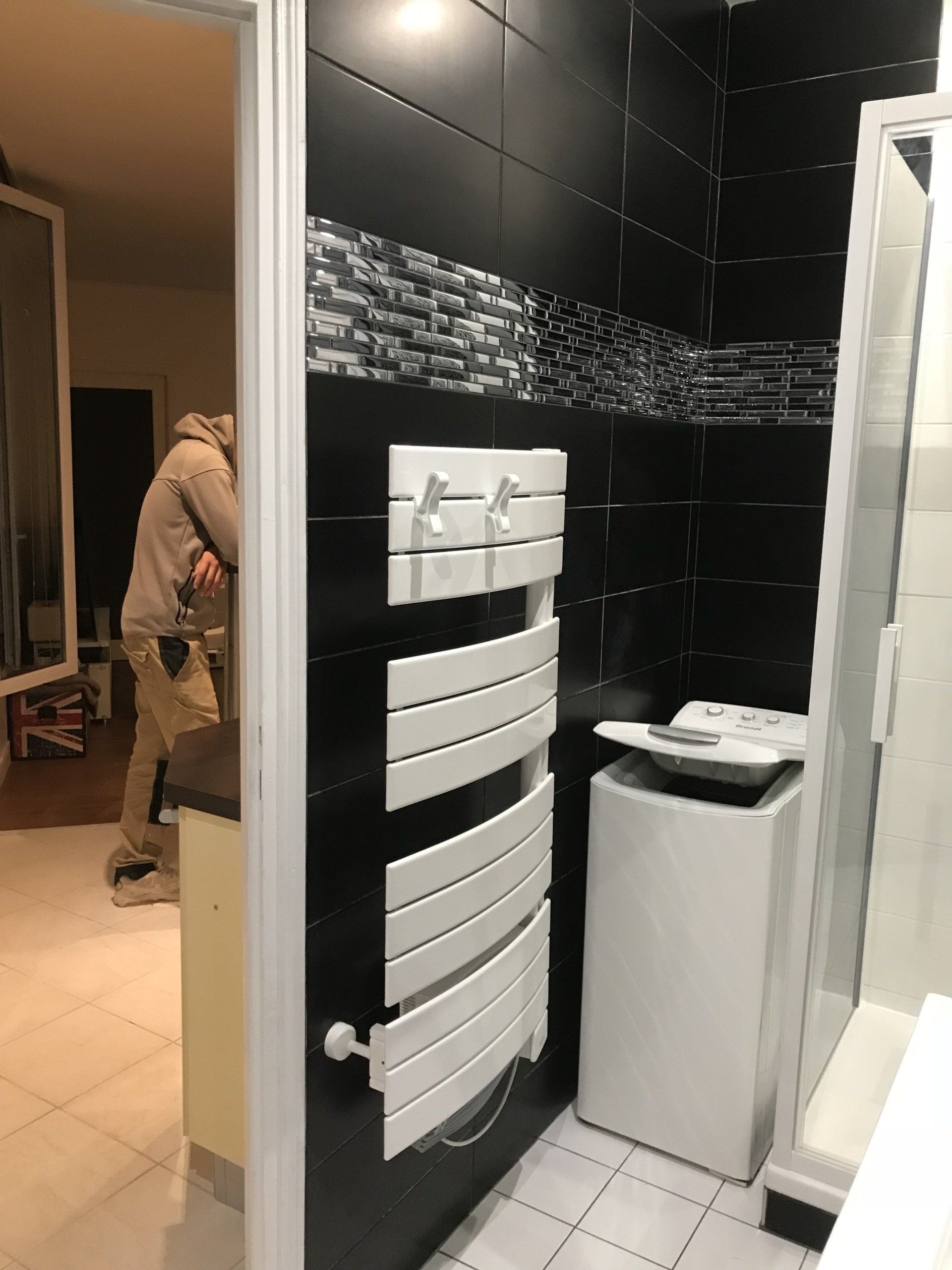 SDB sèche serviette