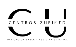 Centros Zurimed logo in black with “C Z” and tagline “Depilación láser - Medicina estética”