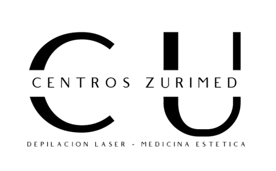Centros Zurimed logo in black with “C Z” and tagline “Depilación láser - Medicina estética”