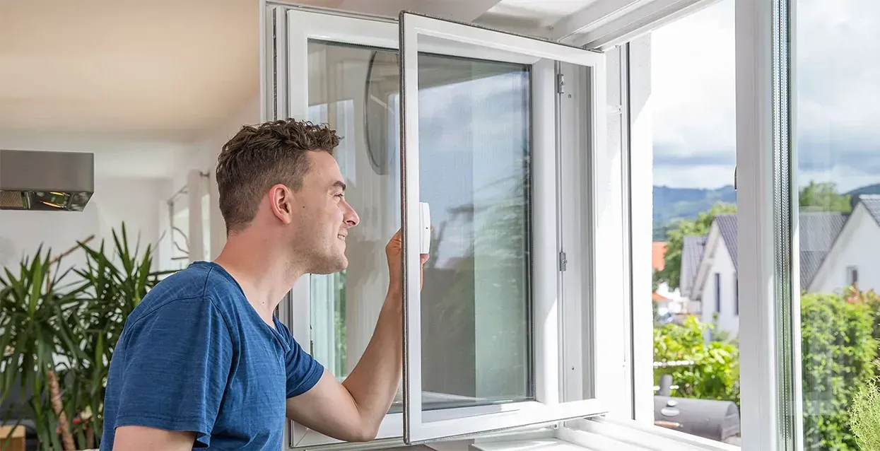 Fenster mit Insektenschutz